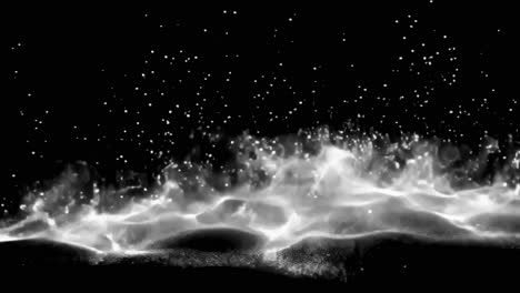 Ethereal white smoke swirling animated overlay, transparent 4K video, alpha channel, ProRes 4444