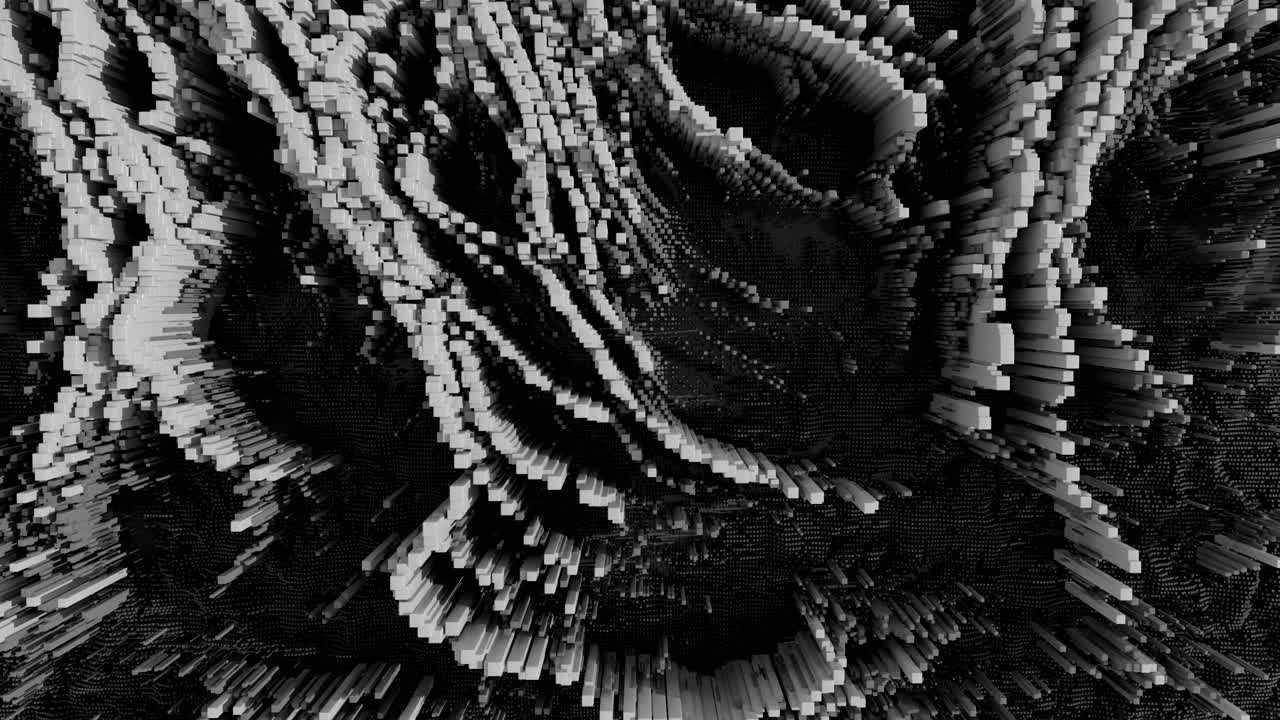 la forma de onda topográfica abstracta de 4k.