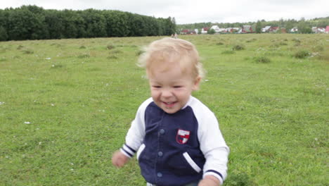 first steps smiling and laughing