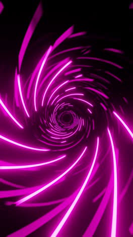 purple tunnel with hypnotic lines. seamless vertical looped video 001