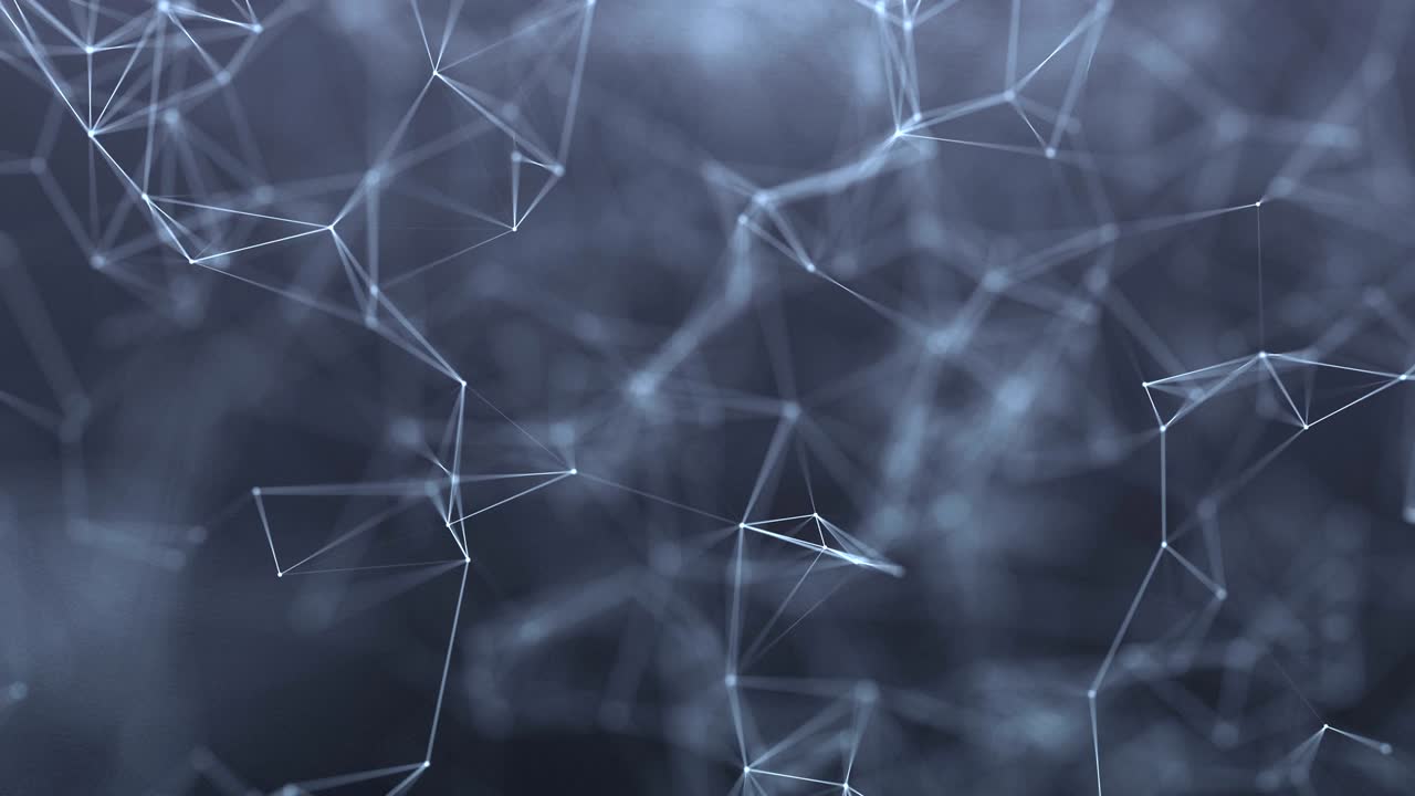 beautiful cg generated 3d seamless loop abstract background with geometry lines and dots