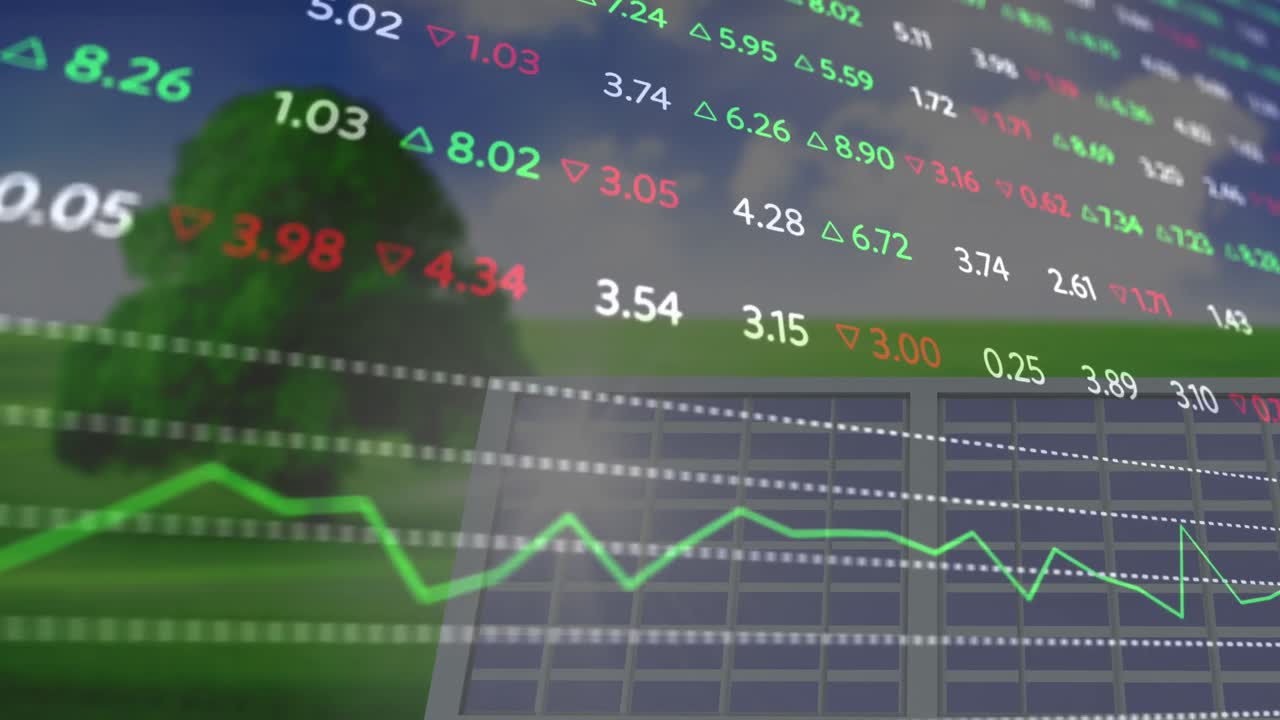 animación del procesamiento de datos financieros en el ámbito de la agricultura