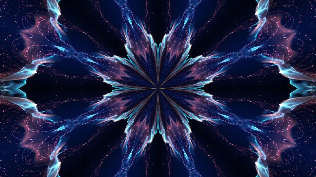 partículas abstractas con textura de color de fantasía en fondo de movimiento orgánico