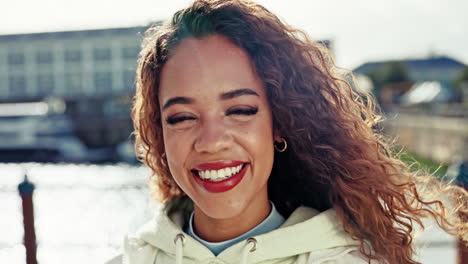 Face,-fashion-and-wind-with-a-black-woman