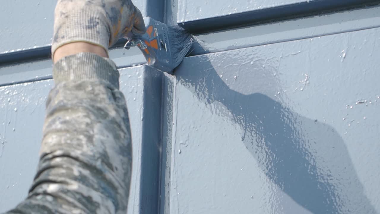 Painting a wall