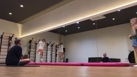 children's gymnastics class