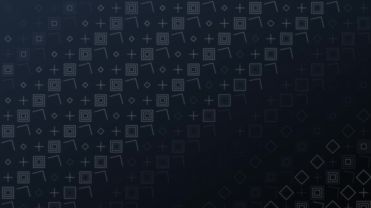 Abstract Motion Background with Geometric Shapes and Dark Gradient