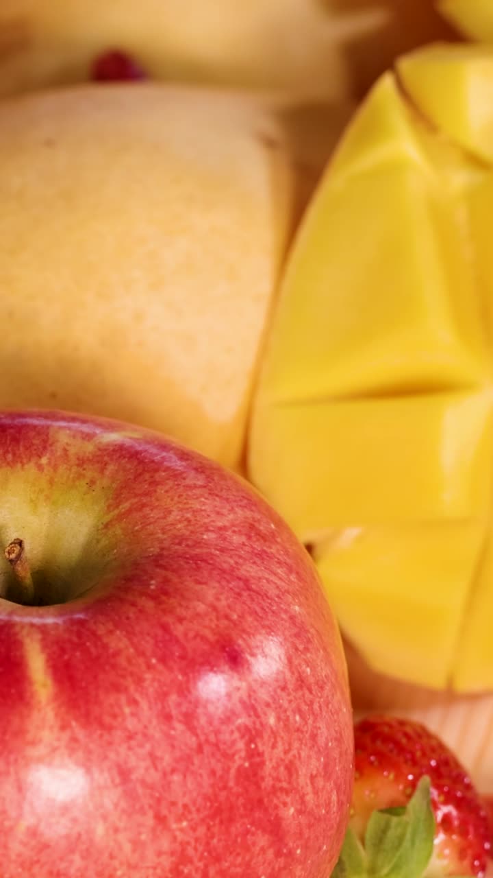 una variada variedad de frutas frescas