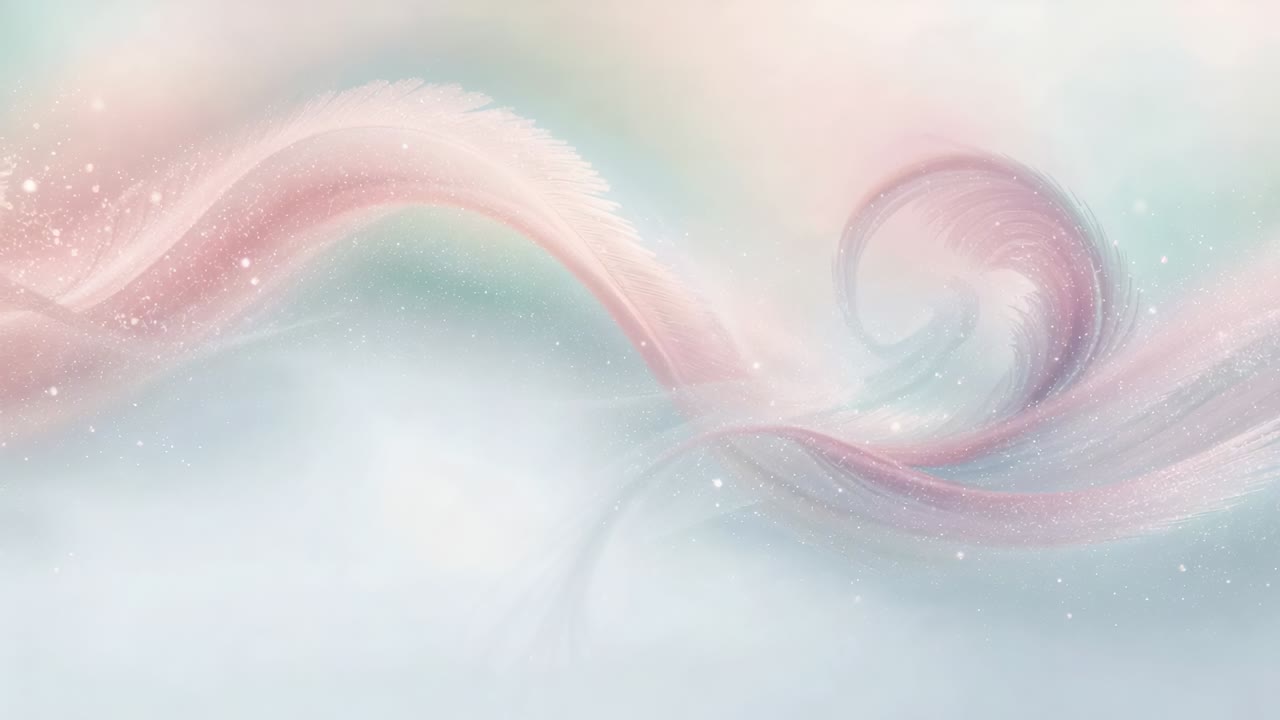 Animation starting, pink swirl sweeping center in digital art, spiral tightening, sparkling decor