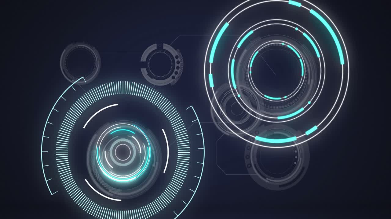 Animation of scopes scanning and data processing