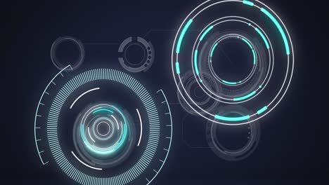 animation of scopes scanning and data processing