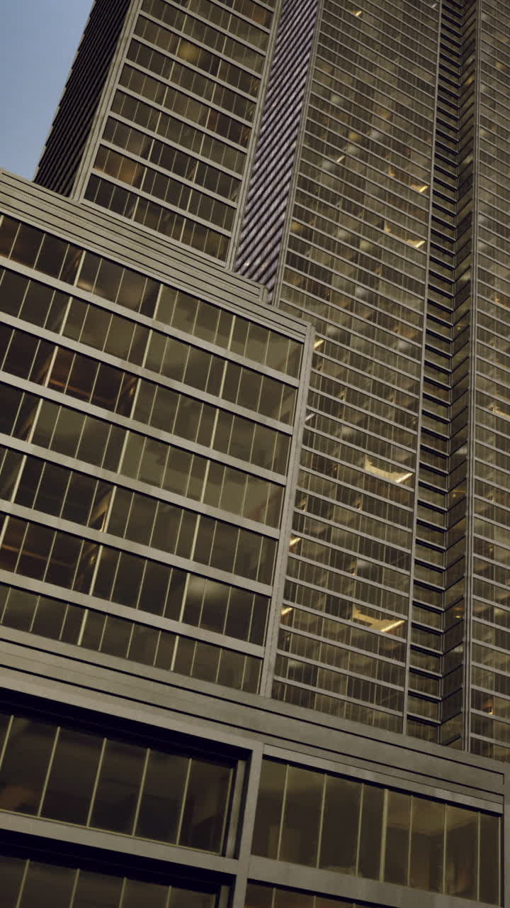 Edifício grande com janelas de vidro em uma cidade durante o dia.
