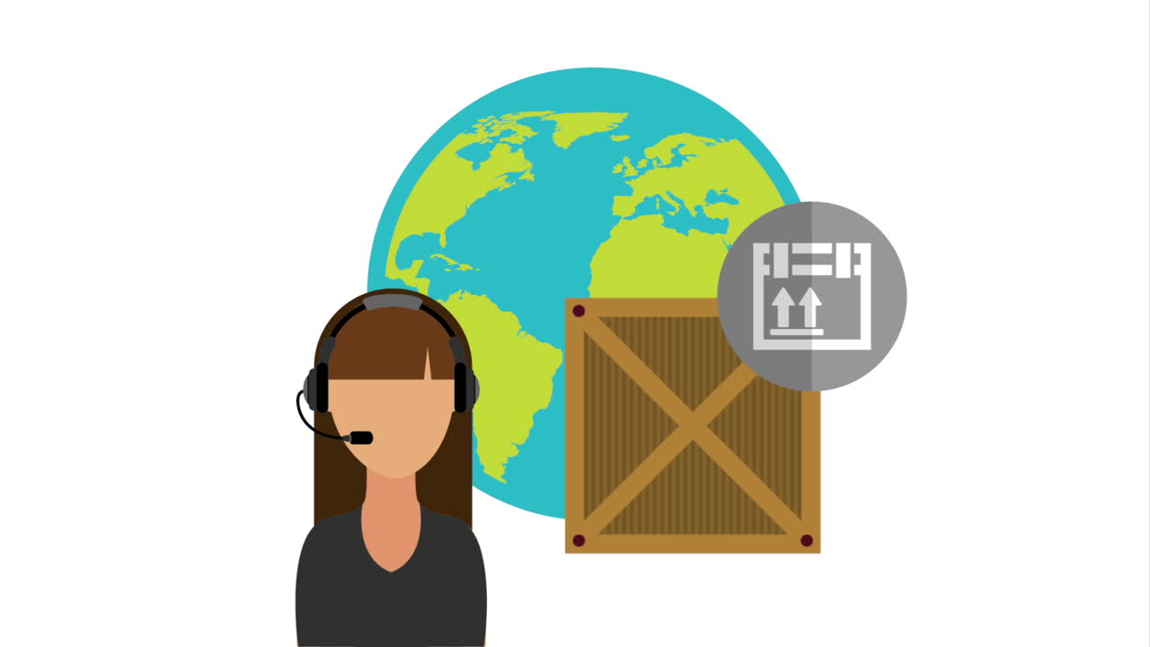 배달 서비스 디자인, 비디오 애니메이션