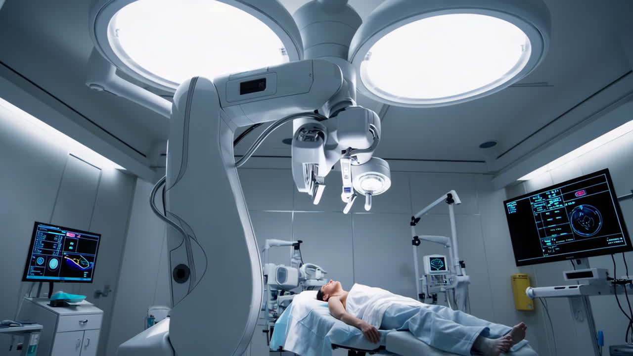 Robot-Assisted Surgery in an Operating Room