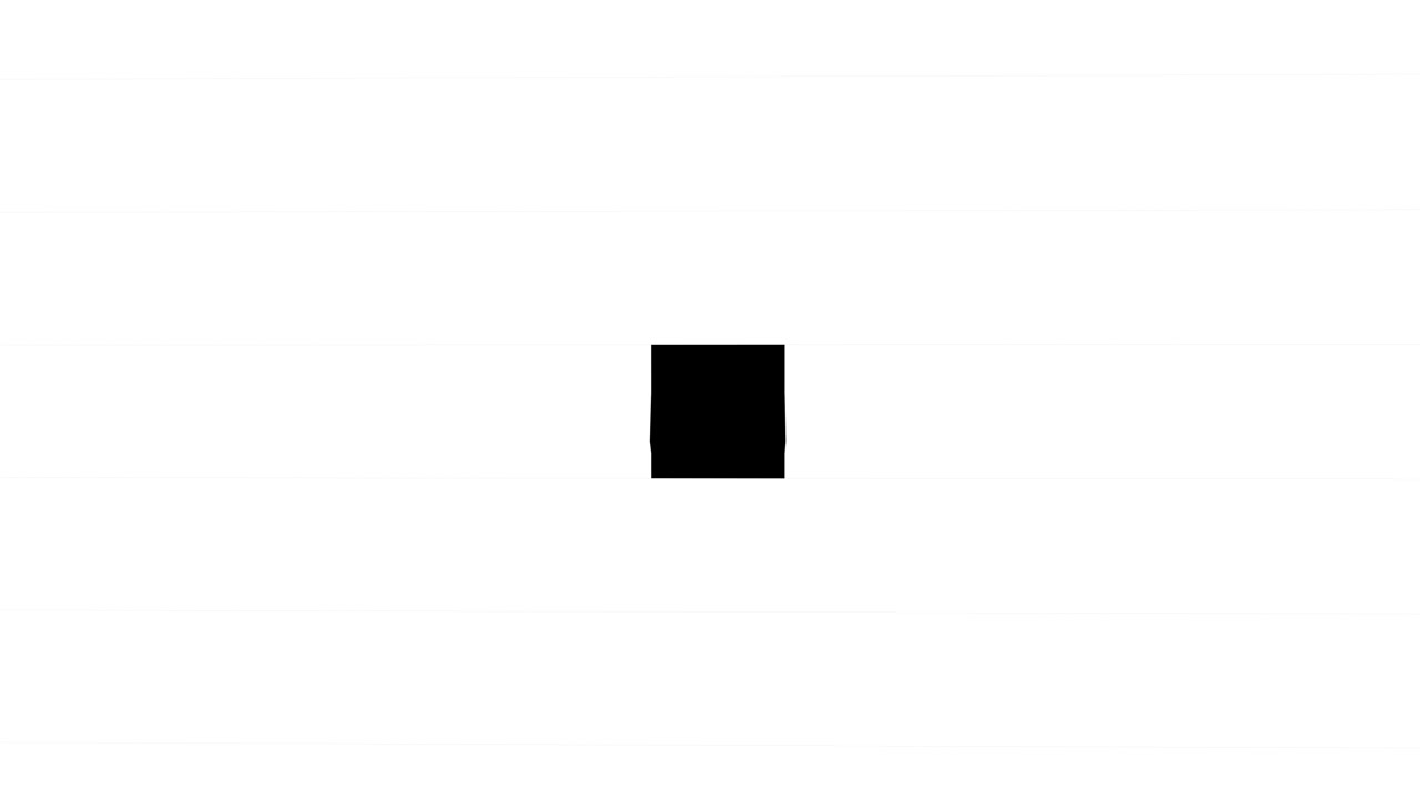 Abstract Geometric Transition with Black and White Shapes