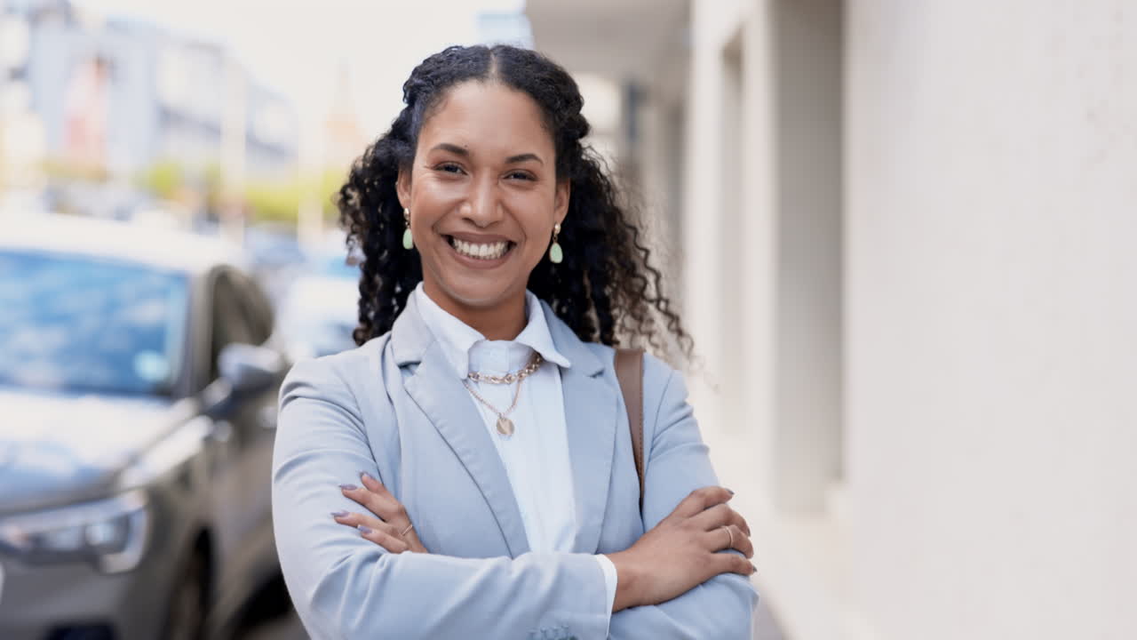 cara, negocios y mujer al aire libre