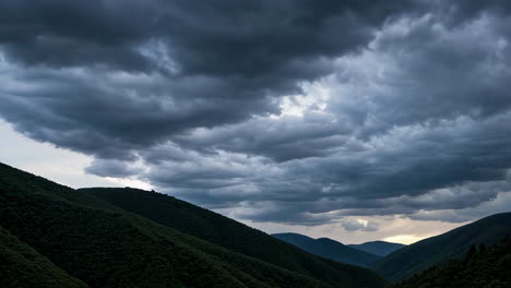 stormy mountain landscape
