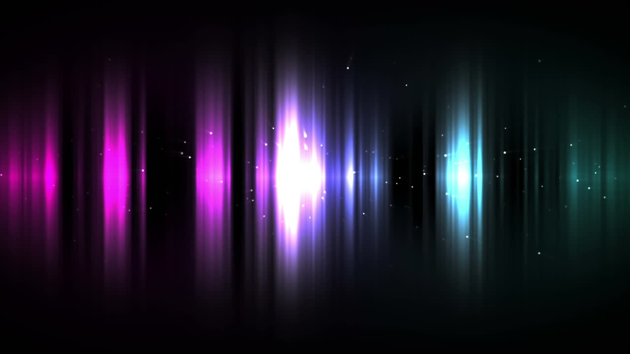 relámpago y espectro de colores