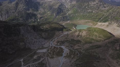 瑞士斯泰恩冰川 (stein glacier) 和乌尔纳阿尔卑斯山 (urner alps) 的冰川