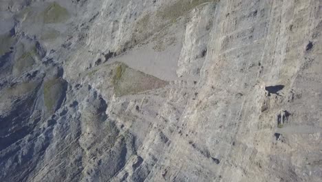 beautiful texture of mt nebo salt lake city utah - aerial dolly tilt