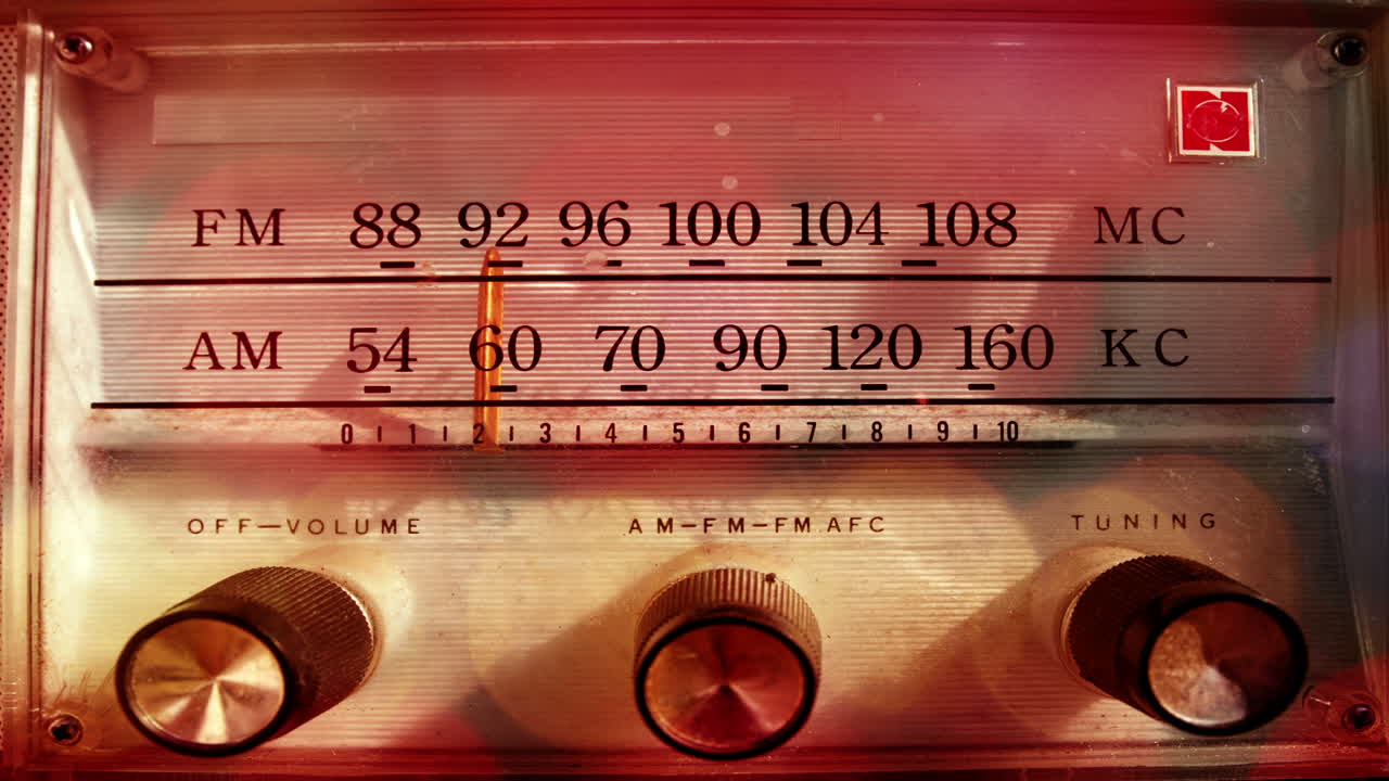 빈티지 라디오 다이얼 00