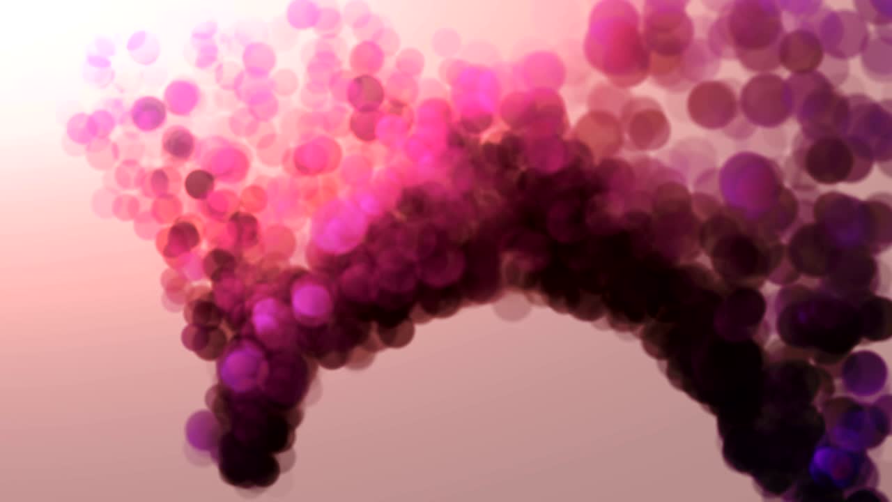 Abstract particles bokeh.