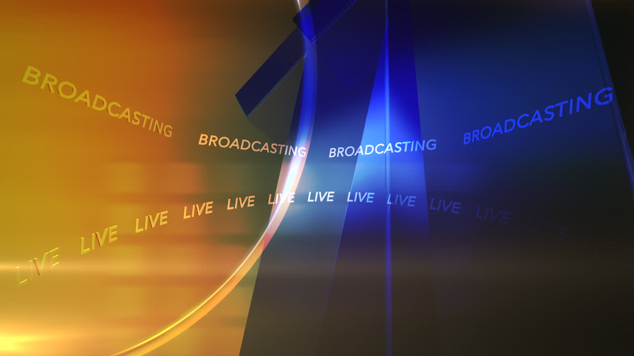 텍스트와 추상 라인이 있는 뉴스룸