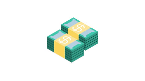 facturas dinero dólares animación financiera