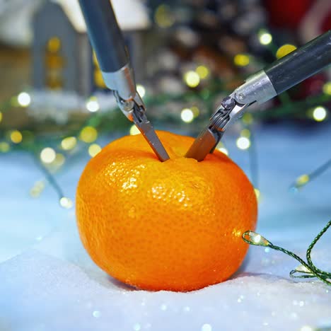 minimally invasive bariatric surgical innovation. medical operation involving robot at hospital