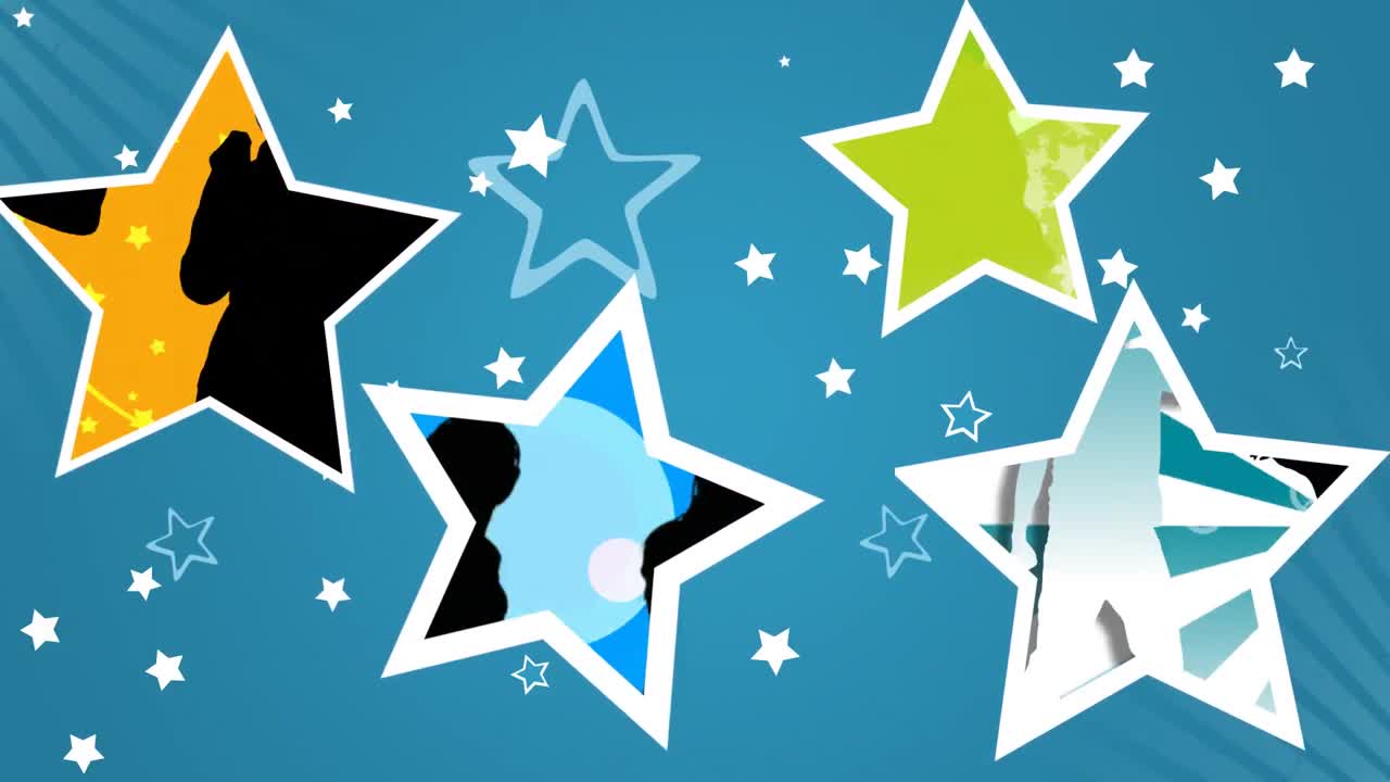 animación de stock que presenta el concepto de la música