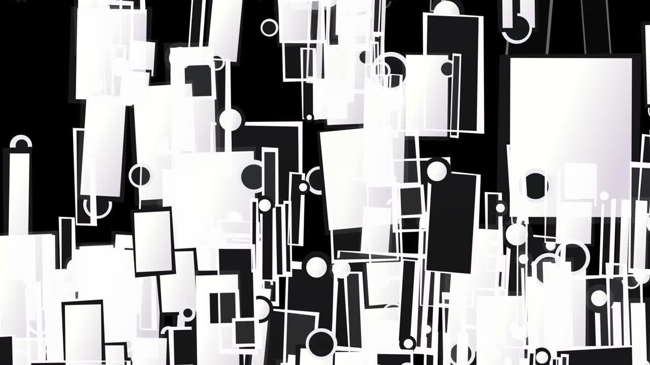 черно-белые квадраты и круги