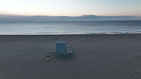 peaceful beach at sunrise