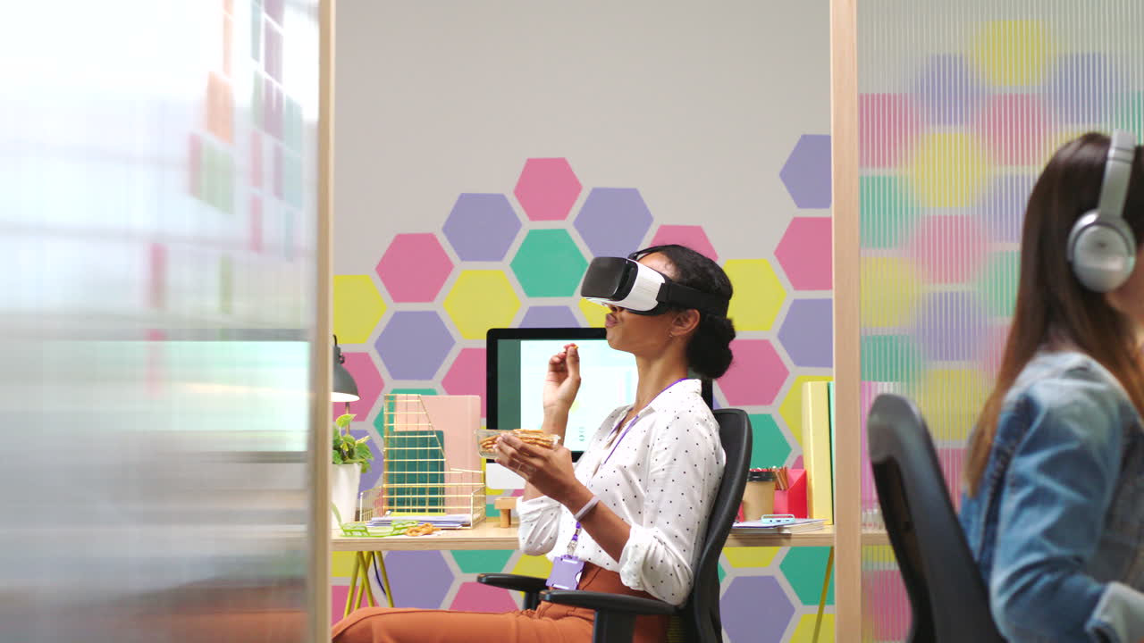 metaverse, auriculares vr y diseño web de computadoras