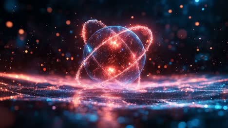 visualization of an atom