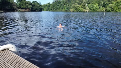 realtime lake swim summer outdoor water recreation