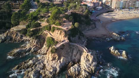 lloret de mar, a town on the costa brava in spain's catalonia region.