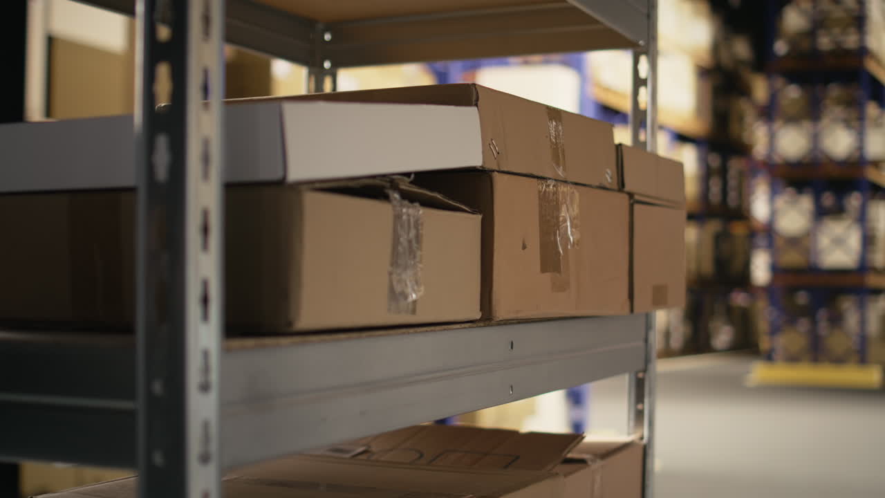 Industrial retail depot managing barcode tracking for large business activity