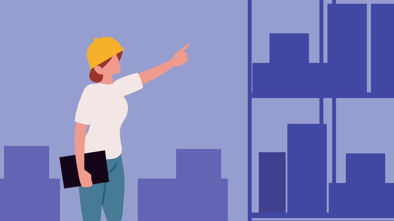 trabajador de almacén inspeccionando el inventario