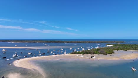 boats gather for australia day festivities