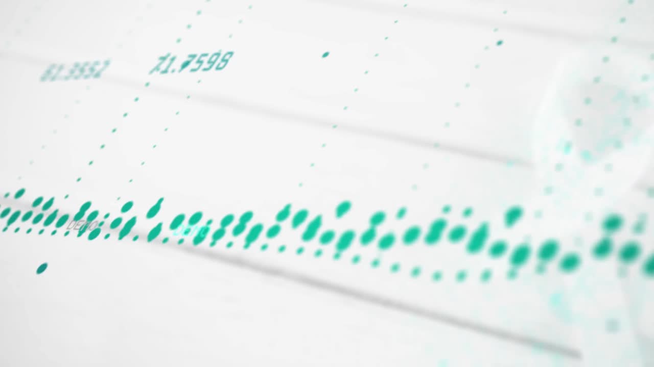 Animation of statistics and data processing over gird