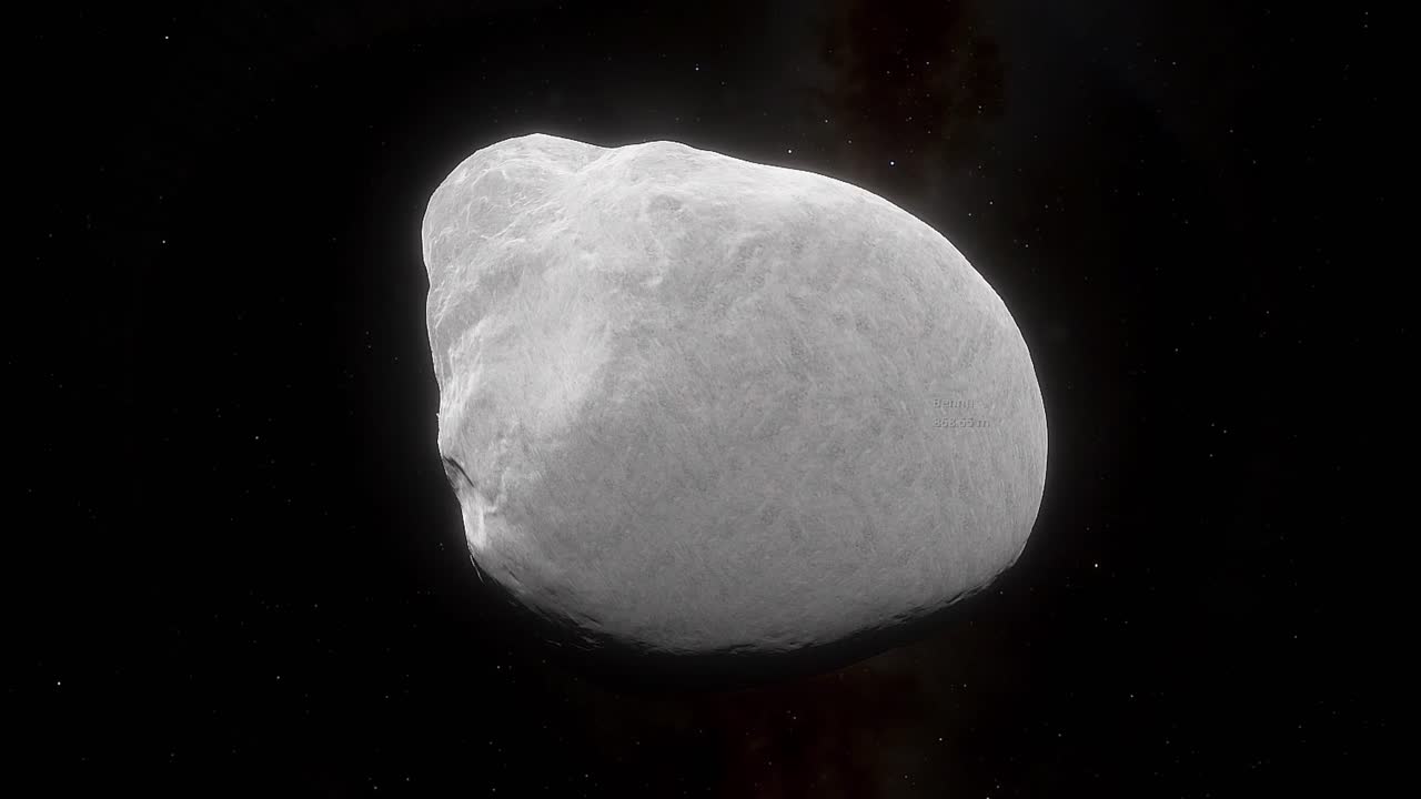 asteroide bennu declarado "objeto peligroso" por los astrónomos que vuelan en el espacio exterior