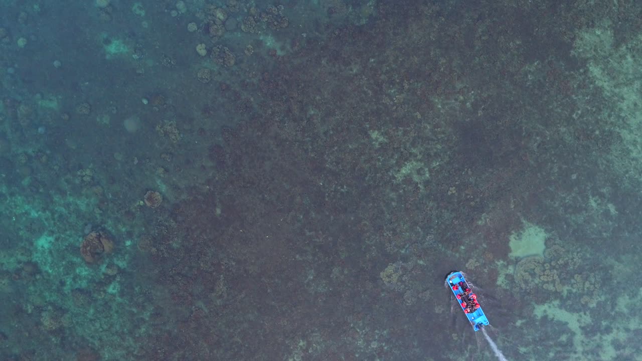 Fly over boat