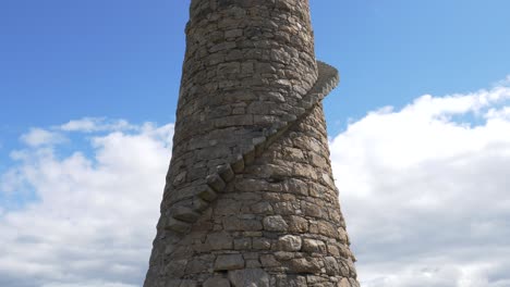 medieval stairs of ballycorus leadmines at carrickgollogan near kilternan in county dublin, ireland