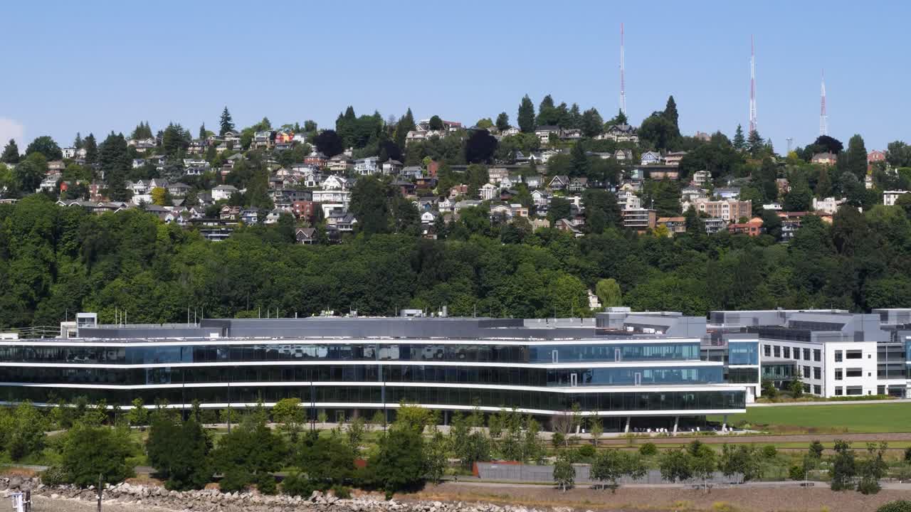 Seattle viewed from Elliott Bay, Seattle, Washington.