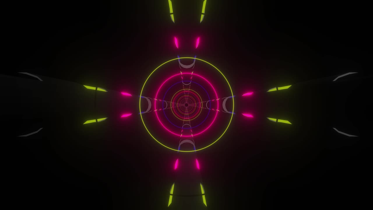 Visualizzatore di Tunnel Luminoso Astratto