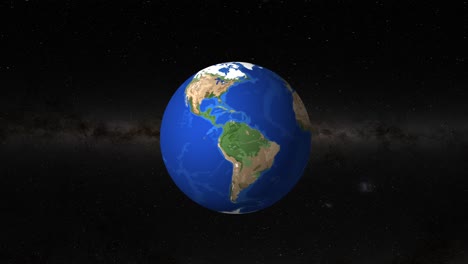 animation zooms from earth to israel