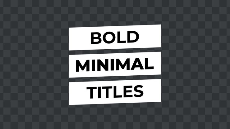 Fast Minimal Titles 06 MOGRT Adobe Premiere Pro 2023
Resolution 3840×2160