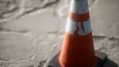 orange-and-white-striped-traffic-cone