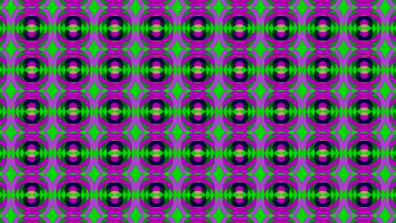 modelo de video 4k con efecto estroboscópico e hipnótico, en formato de video 16: 9.