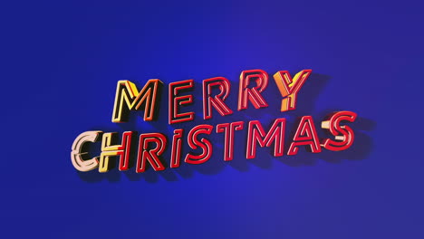 Steel-Merry-Christmas-text-on-blue-dark-gradient-color